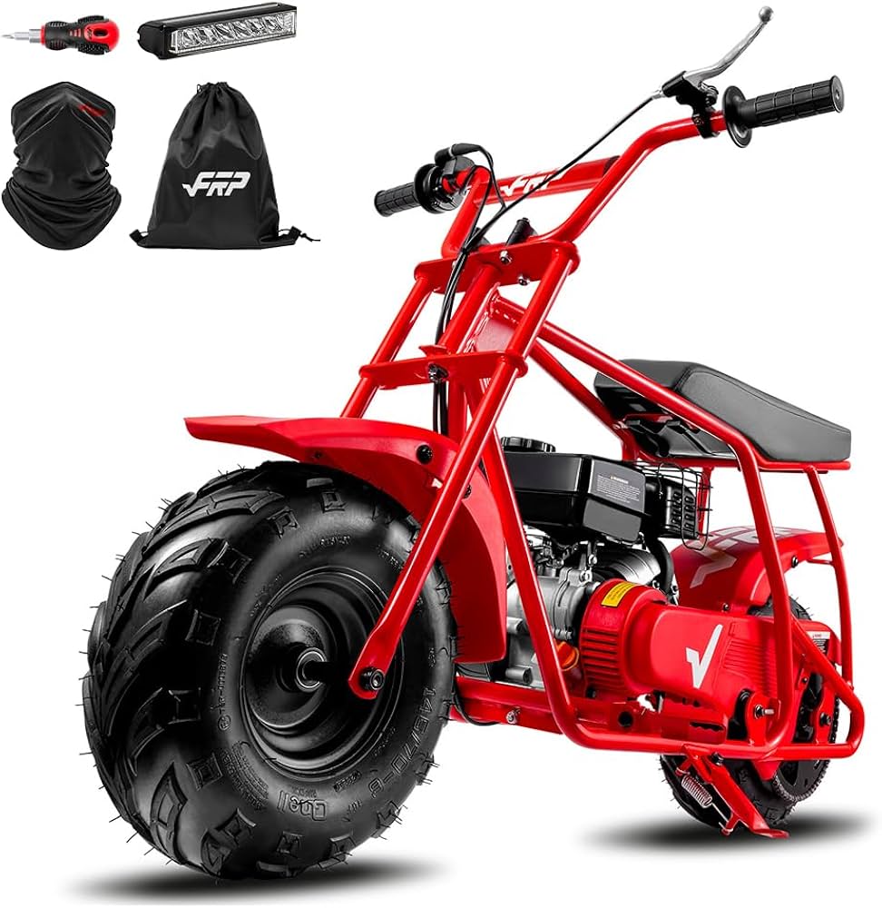 99cc Gas Powered Mini Bike – 4-Stroke Off-Road Trail Motorcycle | Up to 28 MPH