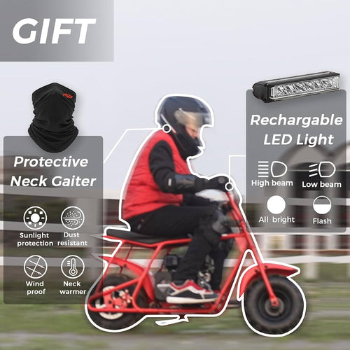 99cc Gas Powered Mini Bike – 4-Stroke Off-Road Trail Motorcycle | Up to 28 MPH