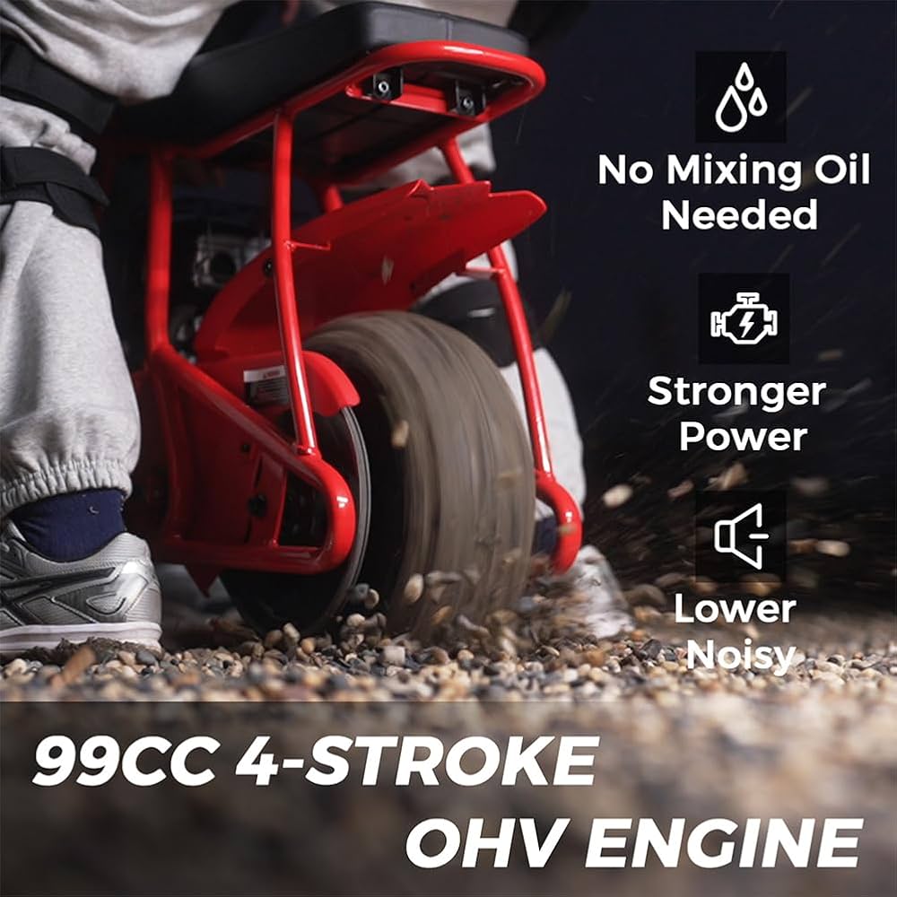 99cc Gas Powered Mini Bike – 4-Stroke Off-Road Trail Motorcycle | Up to 28 MPH