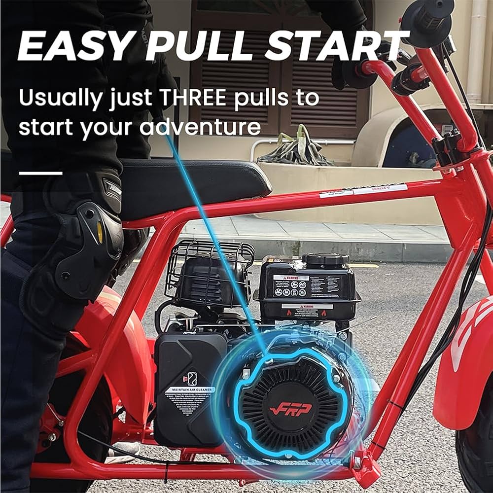 99cc Gas Powered Mini Bike – 4-Stroke Off-Road Trail Motorcycle | Up to 28 MPH